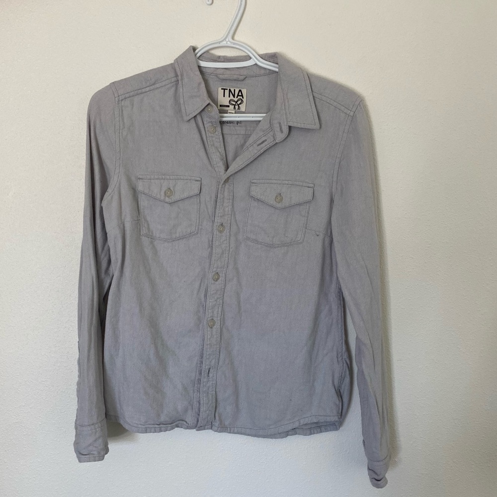Aritzia TNA button down shirt